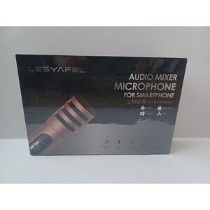 Lesyafel Audio Mixer Microphone For Smart Phone‎ NEW SEALED